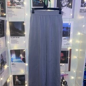 H&M Wide Leg Pants in Light blue ish gray.